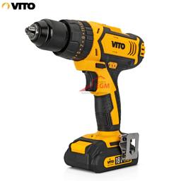 VISSEUSE CHARGABLE 18V LI-ION 2 BATTERIE 2.0 Mah +ACCESSOIRES VITO - Image 1