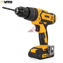 VISSEUSE CHARGABLE 18V LI-ION 2 BATTERIE 2.0 Mah +ACCESSOIRES VITO - Image 2