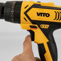 VISSEUSE CHARGABLE 18V LI-ION 2 BATTERIE 2.0 Mah +ACCESSOIRES VITO - Image 3