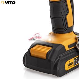 VISSEUSE CHARGABLE 18V LI-ION 2 BATTERIE 2.0 Mah +ACCESSOIRES VITO - Image 4