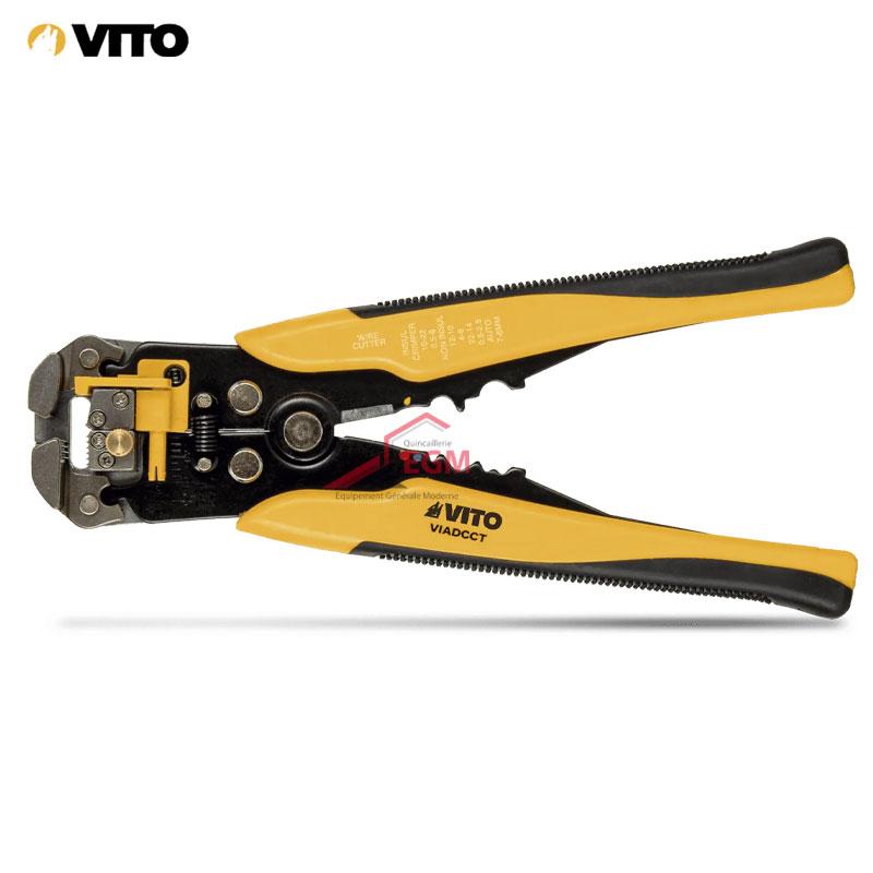 PINCE A DENUDER & SERTISSAGE & COUPANTE 0.5-6.0MM2 / 205MM VITO