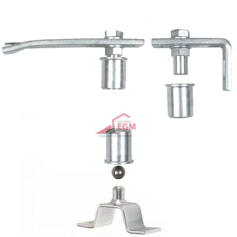 JX DE PIVOT REGLABLE A VISSER & A SCELLIER 36MM CAPACITE 150KG