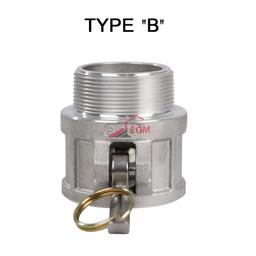 RACCORD A CAME COUPLEUR FILTE MALE EN ALUMINUM TYPE "B" - Image 2