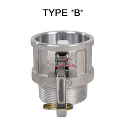 RACCORD A CAME COUPLEUR FILTE MALE EN ALUMINUM TYPE "B" - Image 3