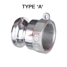 RACCORD A CAME ADAPTATEUR FILTE FEMEL EN ALUMINUM TYPE "A" - Image 2