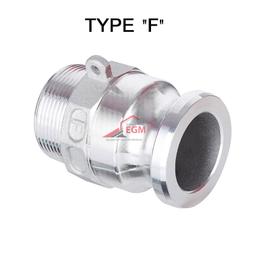 RACCORD A CAME ADAPTATEUR FILTE MALE EN ALUMINUM TYPE "F" - Image 4