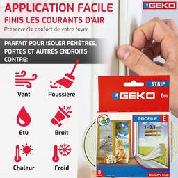 ROULEAU JOINT EN PVC POUR PROFIL 6 METRE GEKO - Image 2