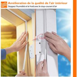 ROULEAU JOINT EN MOUSSE ADHESIF STOPAIR 15X6 LONG 4.0M FLORIDA - Image 2