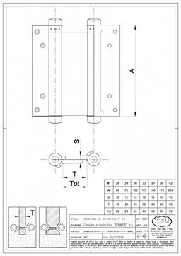 CHARNIÈRE A RESSORT DOUBLE ACTION ART.106 IBFM - Image 4