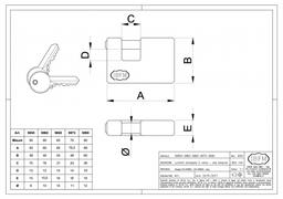 CADNAS BLOCUS RECTANGULAIRE LAITON ART.9875 IBFM - Image 2