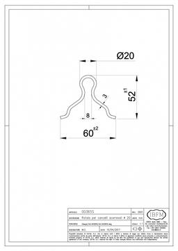 RAIL PORTAIL COULISSANT 6 M / 20MM ART.365/S IBFM - Image 2