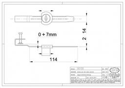 SERRURE DE VITRE ART.155 IBFM - Image 2