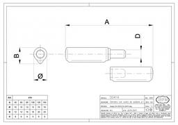 PAUMELLE A SOUDER OVALE GOUTE D'EAU ART.414 IBFM - Image 2