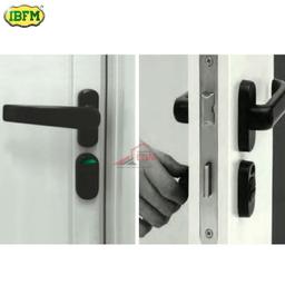 FERMETURE DE TOILETTE EN PLASTIQUE AVEC CYLINDRE OVALE ART.47/O IBFM - Image 3