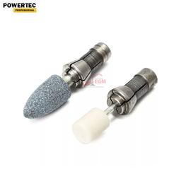 COFRET MEULE DROITE PNEUMATIQUE 1/4" 15PCS POWERTEC - Image 3