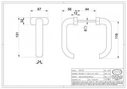 BEQUILLE PTE MET.PP NOIR POUR PORTRAIL ART.536/N IBFM - Image 2