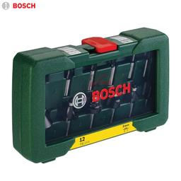 COFFRET DE 12 FRAISE DEFONCEUSE EN CARBURE A QUEUE 8.0MM BOSCH - Image 2