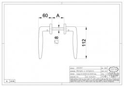 BEQUILLE RUSTIQUE NOIR CARRE ART.435T MM35/50 IBFM - Image 2