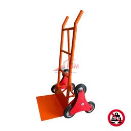 DIABLE POUR BAGAGE DE 6 ROUE D160MM PELLE FIX - Image 1