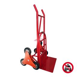 DIABLE POUR BAGAGE DE 6 ROUE D160MM A 2 PELLES FIX & PLIABLE - Image 1