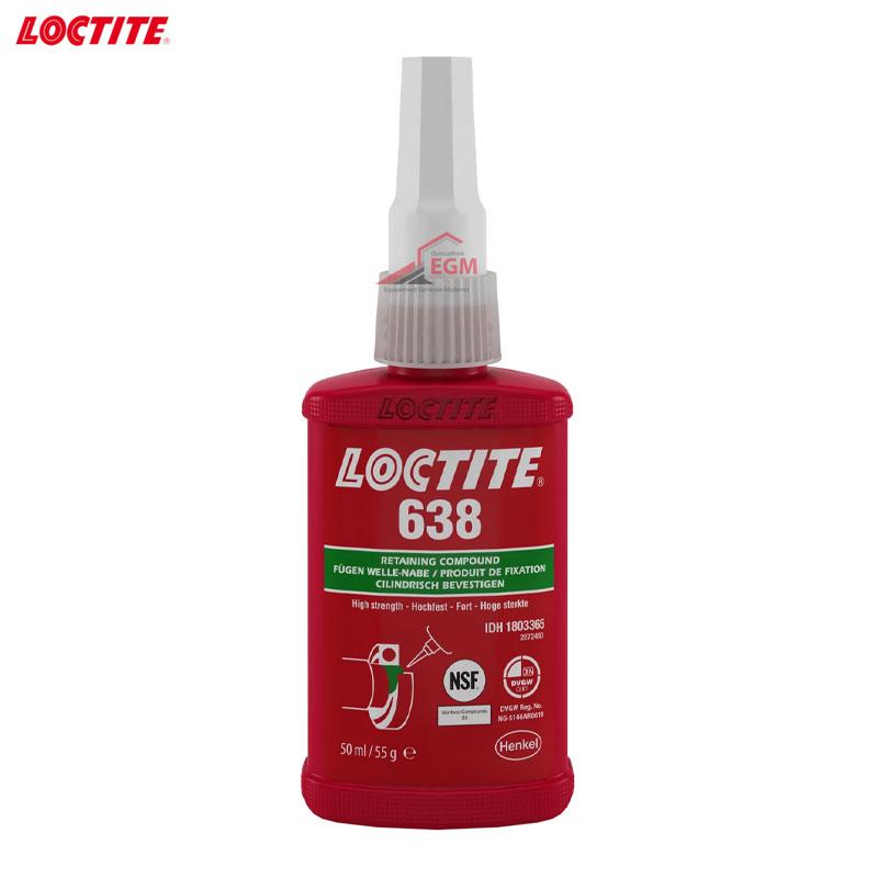 TUBE COLLE FIXATION FORT 638 50ml LOCTITE