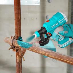 PISTOLET PEINTURE SANS FIL 20V AVEC 1 BATTERIE & 1 CHARGEUR TOTAL - Image 2