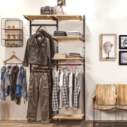 CREMAILLERE DOUBLE POUR FIXATION MURAL NOIR - Image 3