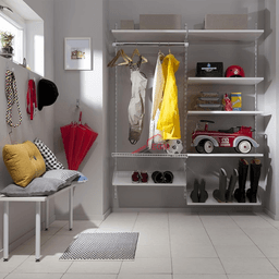 CREMAILLERE DOUBLE POUR FIXATION MURAL COULEUR ALUMINUM - Image 3