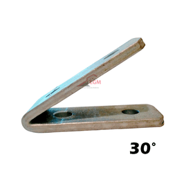 EQUERRE D'ASSEMBLAGE 30° EN ACIER ZINGUE EP 6.0MMX40MM - Image 4
