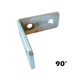 EQUERRE D'ASSEMBLAGE 90° EN ACIER ZINGUE EP 6.0MMX40MM - Image 2