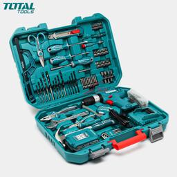 COFRE DE 165 OUTILS AVEC VISSEUSE CHARGABLE 20V TOTAL - Image 1