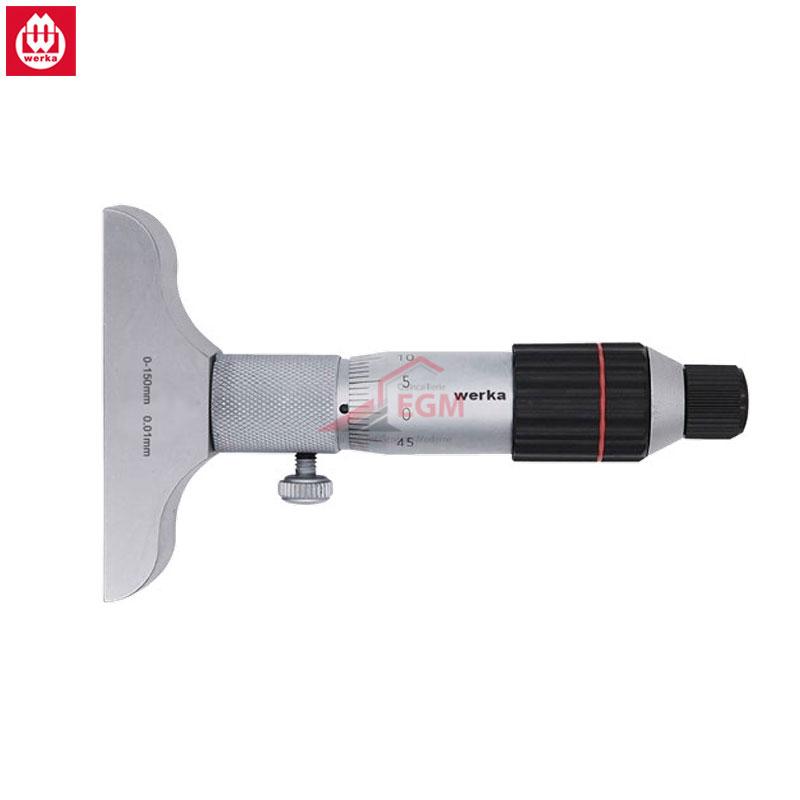 MICROMETRE DE PROFONDEUR 0-200MM 0.01MM WERKA