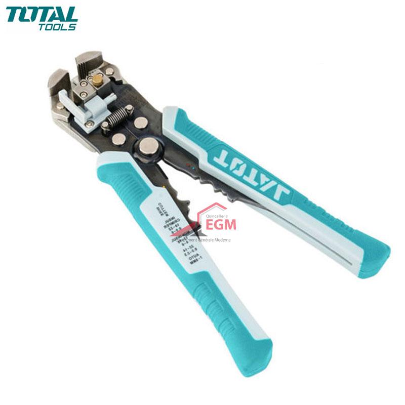 PINCE A DENUDER & SERTISSAGE & COUPANTE AUTOMATIQUE 210MM TOTAL