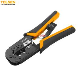 PINCE A SERTIR LES FICHE RJ45 185MM TOLSEN - Image 1