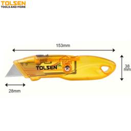 COUPE MOQUETTE EN ABS TRANSPANT 61X19MM JAUNE SK5 TOLSEN - Image 2