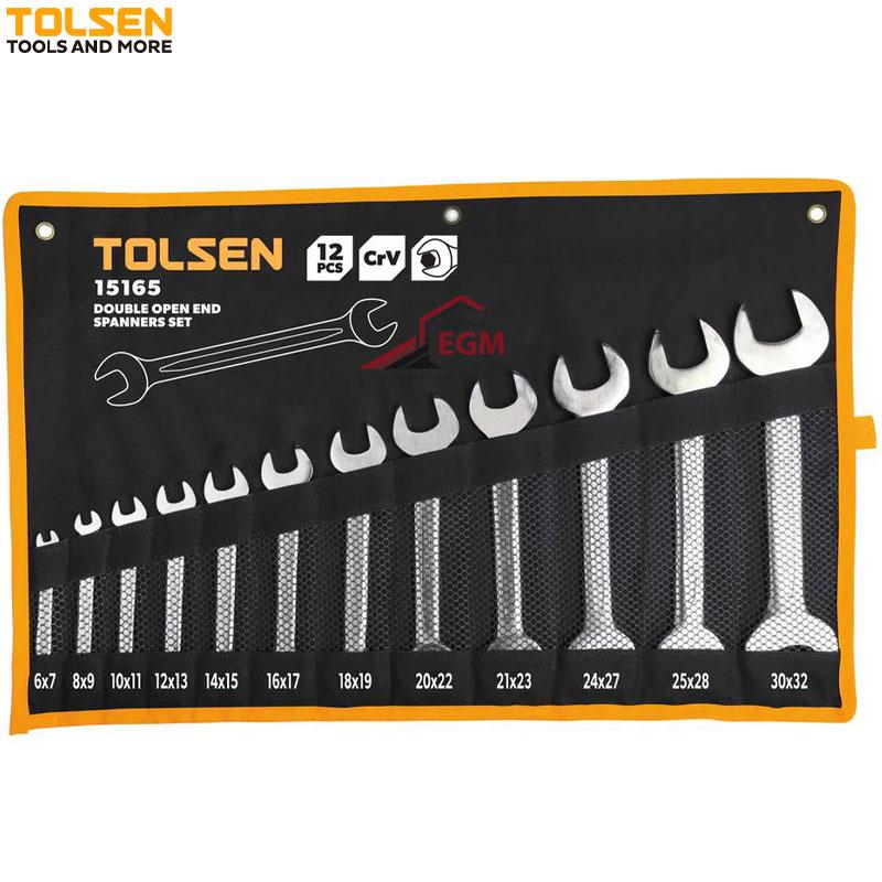 PACK CLE A FOURCHE CR-V 6-32MM 12PCS EN POCHETTE TOLSEN