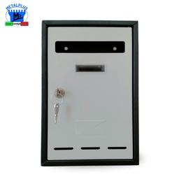 BTE A LETTRE NOIR/BLANC 300X200X60MM METAPLUS ITALY - Image 3