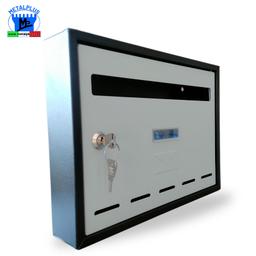 BTE A LETTRE NOIR/BLANC 325X240X60MM METAPLUS ITALY - Image 2