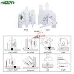 JAUGE DE SOUDAGE EN ACIER INOXYDABLE 0-40MM ECHELLE REGLABLE INSIZE - Image 2