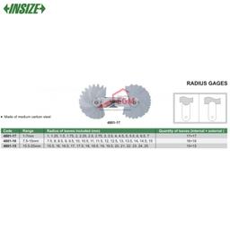 JAUGE DE RAYON 1-7 MM INSIZE - Image 2