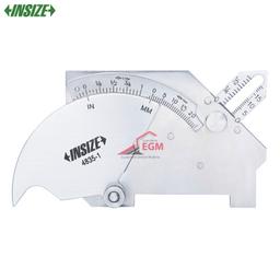 JAUGE DE SOUDAGE EN ACIER INOXYDABLE 0-60MM ECHELLE REGLABLE INSIZE - Image 1