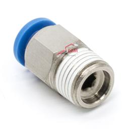 RACCORD PNEUMATIQUE RAPIDE DROITE QS BLEU MALE - Image 1