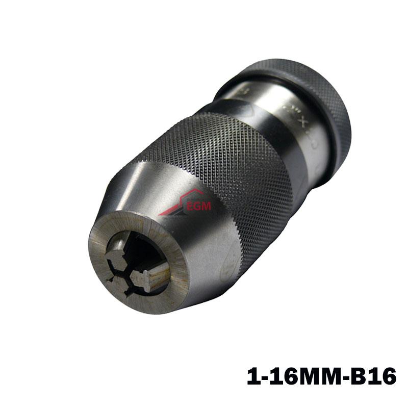 MANDRIN SERRAGE RAPIDE EN ACIER CONY 1-16MM-B16 EMB-VERT CHINA