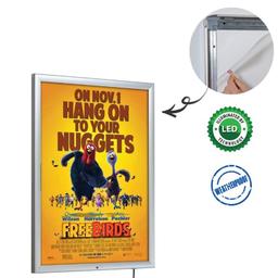 Cadre lumineux LED Premium Outdoor 35 mm DIN B0 format affiche, recto - Image 1