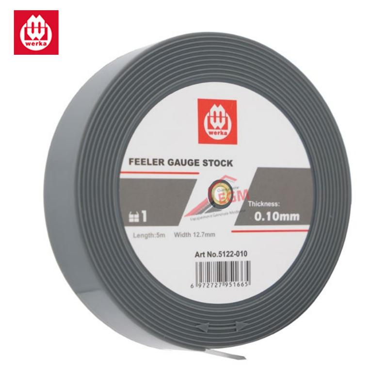 RX RUBAN CLINQUANT EN ACIER EP 0.06MM LONG 5.0M WERKA