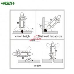 JAUGE DE SOUDAGE NUMERIQUE 60°/70°/80°/90° 0.20MM INSIZE - Image 2