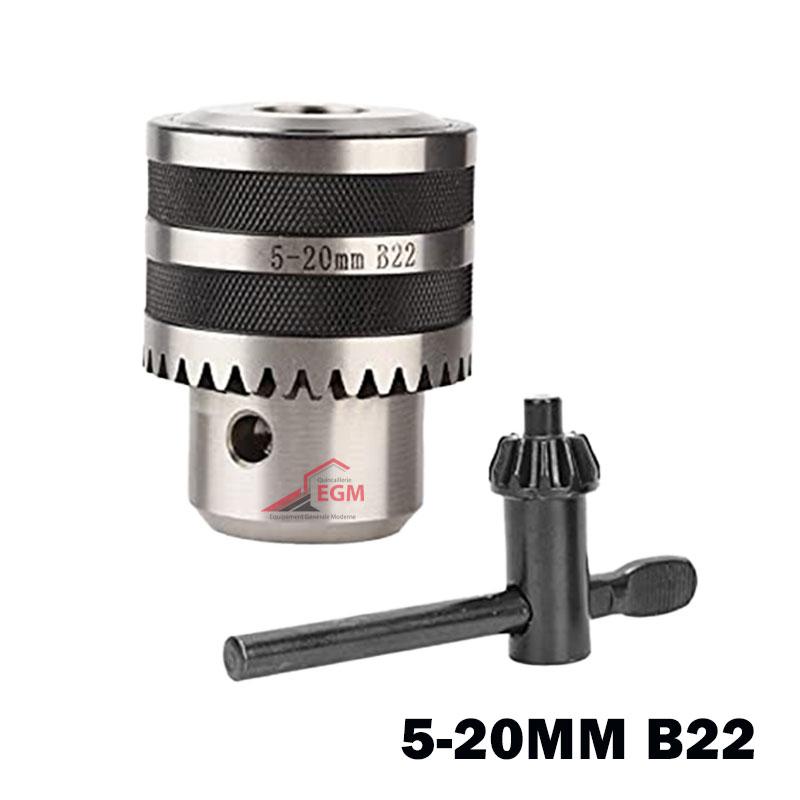 MANDRIN PERCEUSE A CLE CONY 5-20MM B22