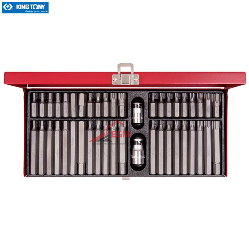 COFFRE EMBOUT MALE HEX 10MM 44PCS KING TONY