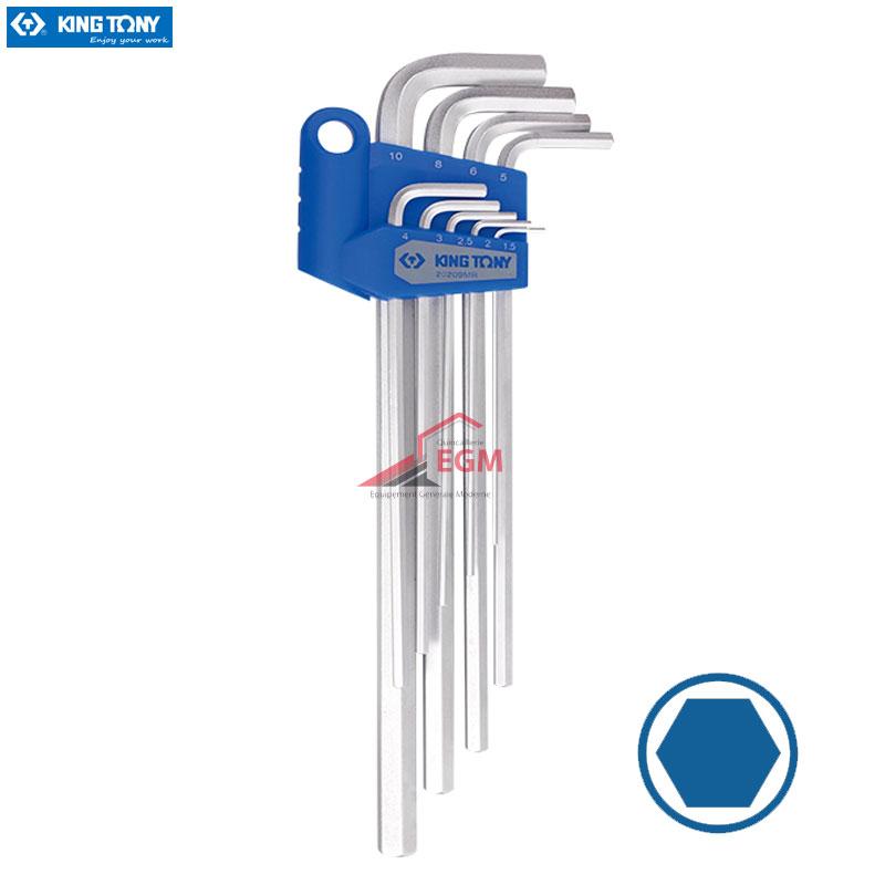 JEUX CLE MALE EXTRA LONG 9PCS KING TONY