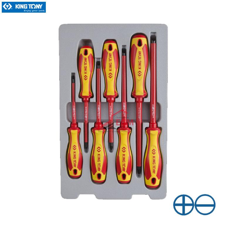 JEUX DE TOURNEVIS 7PCS FR+AM ISOLE 1000V KING TONY